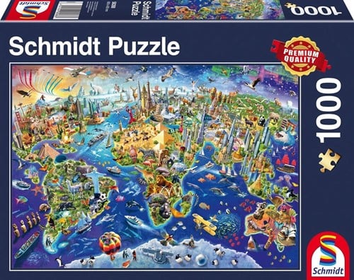 Ontdek Onze Wereld Puzzel (1000 stukjes)