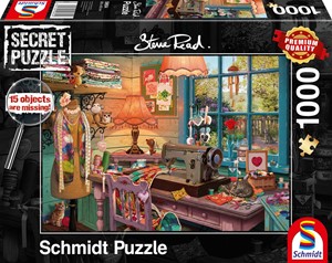 Afbeelding van het spelletje In Het Naai Atelier Puzzel (1000 stukjes)