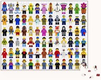 Lego Minifigure Puzzel (1000 stukjes)-2