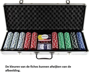 Poker Koffer 500 stenen