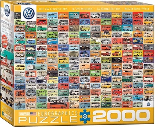 The VW Groovy Bus Puzzel (2000 stukjes)