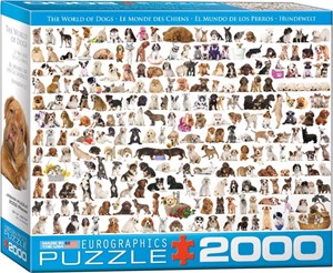 Afbeelding van het spelletje The World of Dogs Puzzel (2000 stukjes)