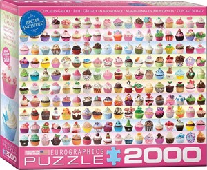 Afbeelding van het spelletje Cupcakes Galore Puzzel (2000 stukjes)