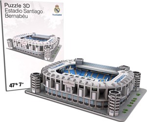 Afbeelding van het spelletje Real Madrid - Santiago Bernabeu 3D Puzzel (47 stukjes)