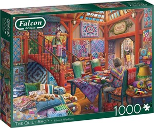 Afbeelding van het spel Falcon - The Quilt Shop Puzzel (1000 stukjes)