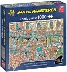 Jan van Haasteren -  Santa's Factory Puzzel (1000 stukjes)