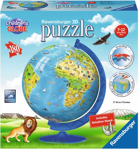 3D Puzzel - Kinder Globe - XXL (180 stukjes)