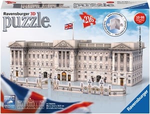 Afbeelding van het spelletje 3D Puzzel - Buckingham Palace (216 stukjes)