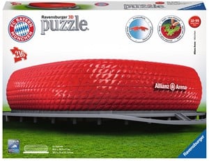 Afbeelding van het spelletje 3D Puzzel - Bayern Munchen - Allianz Arena (216 stukjes)