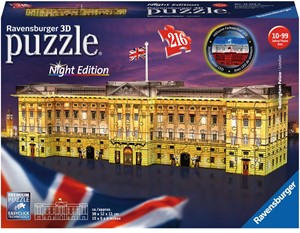 Afbeelding van het spel 3D Puzzel - Buckingham Palace - Night Edition (216 stukjes)