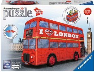 Afbeelding van het spel 3D Puzzel - London Bus (216 stukjes)