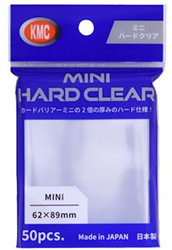 KMC - Small Sleeves - Mini Hard Clear 50 stuks (62x89mm)
