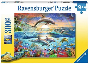 Afbeelding van het spelletje Dolfijnenparadijs Puzzel (300 XXL stukjes)