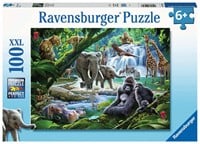 Jungle Dieren Puzzel (100 XXL stukjes)