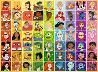 Disney Collage Puzzel (100 XXL stukjes)-2