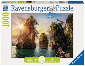 Afbeelding van het spelletje Three rocks in Cheow, Thailand Puzzel (1000 stukjes)