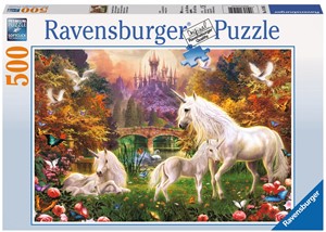Ravensburger Betoverende Eenhoorns Puzzel 500 Stukjes ravensburger kopen in de aanbieding