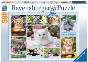 Ravensburger Poesjes In Hun Mandje Puzzel 500 Stukjes ravensburger kopen in de aanbieding