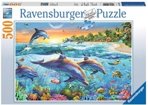 Ravensburger Dolfijnenbaai Puzzel 500 Stukjes ravensburger kopen in de aanbieding