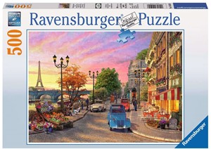Afbeelding van het spel Avondsfeer in Parijs Puzzel (500 stukjes)