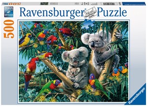 Afbeelding van het spel Koalas In De Boom Puzzel (500 stukjes)