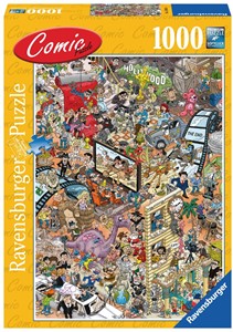 Afbeelding van het spelletje Comic Puzzel - Hollywood Puzzel (1000 stukjes)