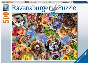 Afbeelding van het spel Dieren Selfie Puzzel (500 stukjes)