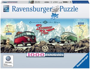 Afbeelding van het spel VW Bulli op de Brennerpas Puzzel (1000 stukjes)