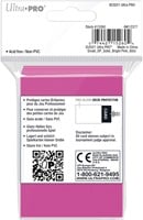 Sleeves - Small Bright Pink (62x89 mm)-2