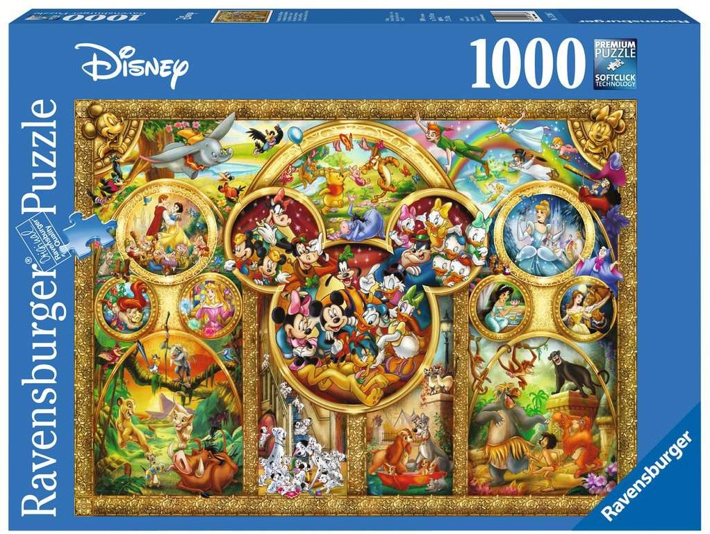 contrast Respectvol Preventie Mooiste Disney Thema's Puzzel (1000 stukjes) - kopen bij Spellenrijk.nl
