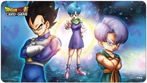 Afbeelding van het spelletje Dragon Ball Super - Playmat Bulma, Vegeta and Trunks
