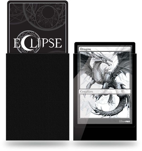 Standard Sleeves Gloss Eclipse - Zwart (100 stuks)-3