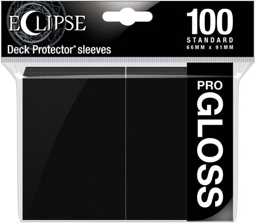 Standard Sleeves Gloss Eclipse - Zwart (100 stuks)