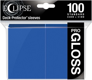 Afbeelding van het spel Standard Sleeves Gloss Eclipse - Blauw (100 stuks)