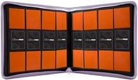Zippered 12-Pocket Pro-Binder - Paars-2