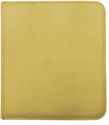 Zippered 12-Pocket Pro-Binder - Geel