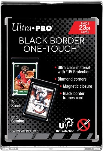 Black Border One-Touch Magnetic Holder