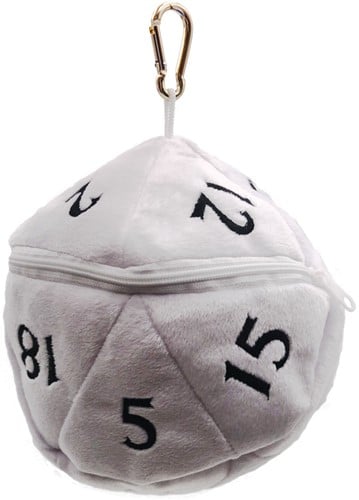 D20 Dobbelsteen Zak - Wit-2