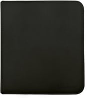 Zippered 12-Pocket Pro-Binder - Zwart 