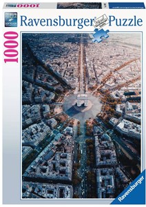 Afbeelding van het spel Parijs van Bovenaf Gezien Puzzel (1000 stukjes)