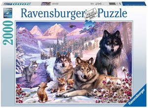 Afbeelding van het spel Wolven in de Sneeuw Puzzel (2000 stukjes)