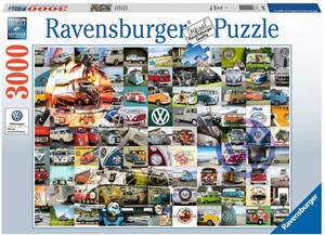 Afbeelding van het spel 99 VW Bulli Moments Puzzel (3000 stukjes)