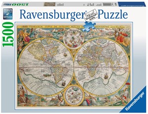 Ravensburger Historische Kaart Puzzel 1500 Stukjes ravensburger kopen in de aanbieding