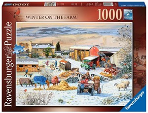 Afbeelding van het spel Boerderij in de winter Puzzel (1000 stukjes)