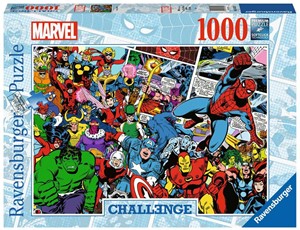 Afbeelding van het spelletje Challenge Puzzel - Marvel (1000 stukjes)