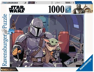 Afbeelding van het spelletje Star Wars - The Mandalorian Puzzel (1000 stukjes)