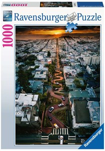 Afbeelding van het spelletje Lombard Street, San Francisco Puzzel (1000 stukjes)
