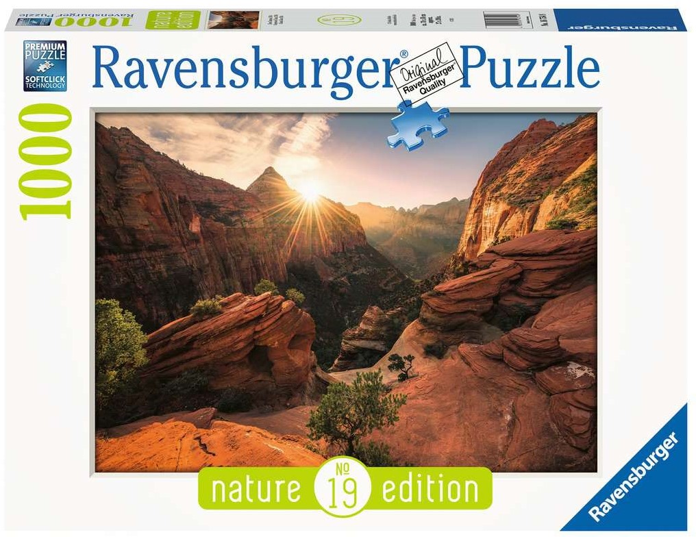 bescherming autobiografie De volgende Nature Edition 19 - Zion Canyon USA Puzzel (1000 stukjes) - kopen bij  Spellenrijk.nl