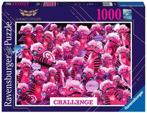 Afbeelding van het spelletje Challenge Puzzel - Masked Singer (1000 stukjes)