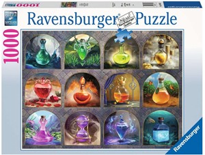 Afbeelding van het spelletje Magische Toverdranken Puzzel (1000 stukjes)